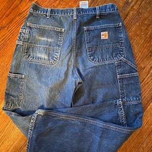 Carhartt work jeans pants carpenter worker 33 x 32